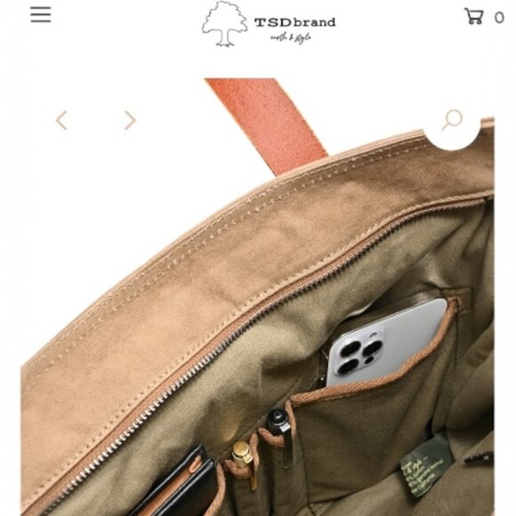 Super Horse Leather Tote Bag  (14x17) - Picture 9 of 16